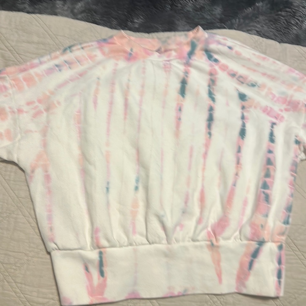 Small, Cropped, Tye Dye Old Navy Sweater.